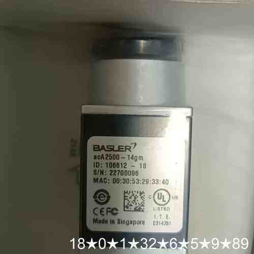 BASLER 巴斯勒工业相机aca2500-14gm 议价