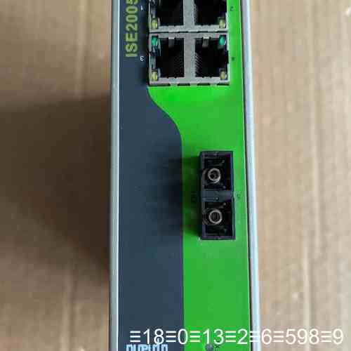 映翰通工业以太网交换机ISE2005D，4口千兆网口，实物拍