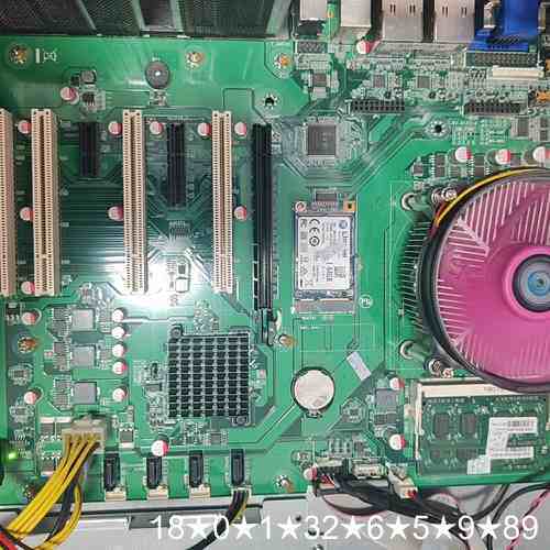 工控机主板 ，支持二代三代cpu，4条PCI，双网囗