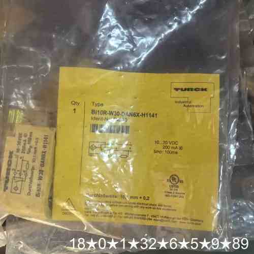 TURCK接近开关 BI10R-W30-DAN6X