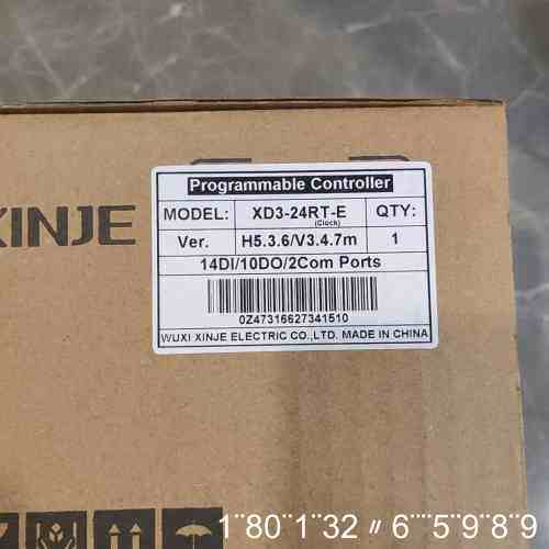 PLC XD3-24RT-E，型号H5.3.6/V3
