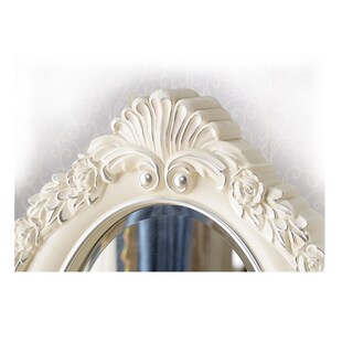 欧式 试衣镜 穿衣镜卧室镜子全身落地镜奢华公主家用雕花移动立式