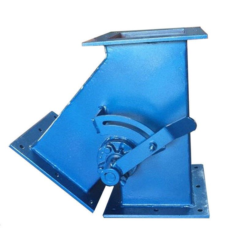 三通分料器厂家直供碳钢三通挡板阀安装简单电液动三通分料器