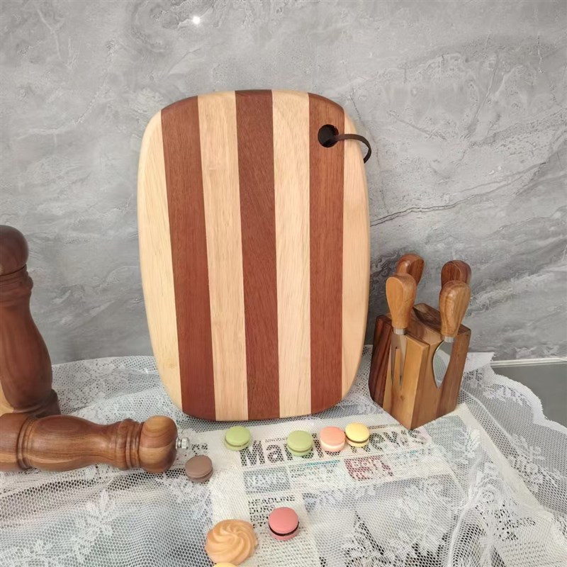 橡胶木拼沙比利实木拼接砧板厨房家用砧板切菜砧板水果砧板