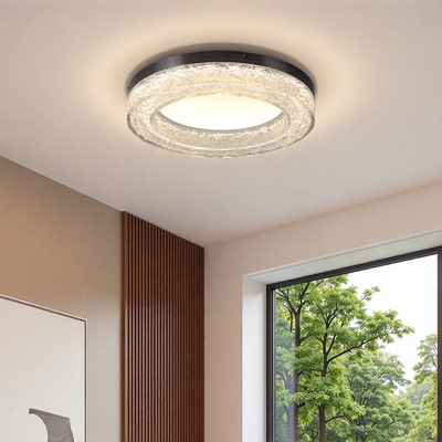 意式轻奢客厅吸顶灯圆形