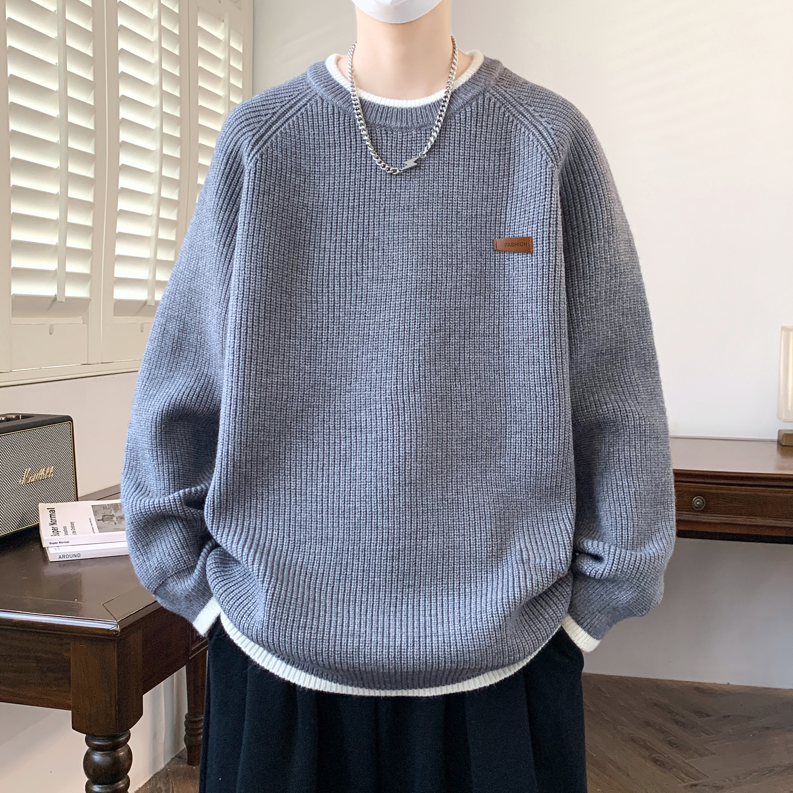 2025秋冬季新款毛衣男青少年