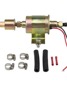 12V低压汽车燃油泵E8012S汽车改装燃油泵压力5-9PSI电子燃油泵