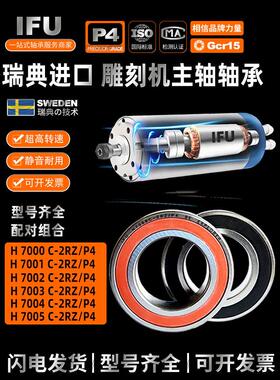 伊富进口雕刻机电主轴轴承H7200 7201 7202 7203 7204 7205C-2Rzp