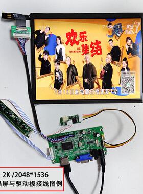 9.7寸ONDA台电2K平板ipad3/45代液晶屏DIY改HDMI显示套件驱动板