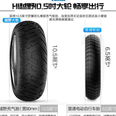 柏思图电动自平衡车儿童坐骑双轮成年人带扶杆智能体感新款平行车