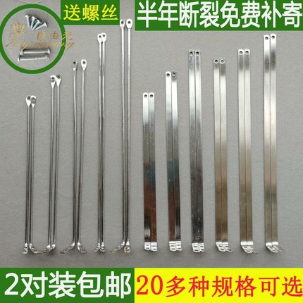 海绵拖把配件大全通用拉杆拉手勾不锈钢吸水挤水胶棉加厚拉条加粗