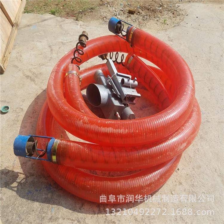 软管吸粮机厂家跟车收粮输送机家用小型吸谷机转运高效节能