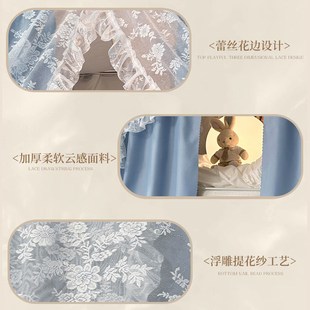 上下铺全包封闭大学生宿舍寝室窗帘床幔 加厚强遮光床帘蚊帐一体式