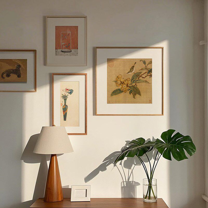 伽罗生活 中国画《枇杷山鸟图》林椿 花鸟中式田园风景客厅装饰画