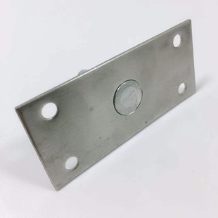 玻璃地弹簧配件地弹门简易门上轴35mm加长加宽顶轴片固定轴上支架