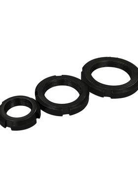 薄圆螺母GB810304不锈钢开槽锁紧止退螺母四槽国标M10M12M14-M200