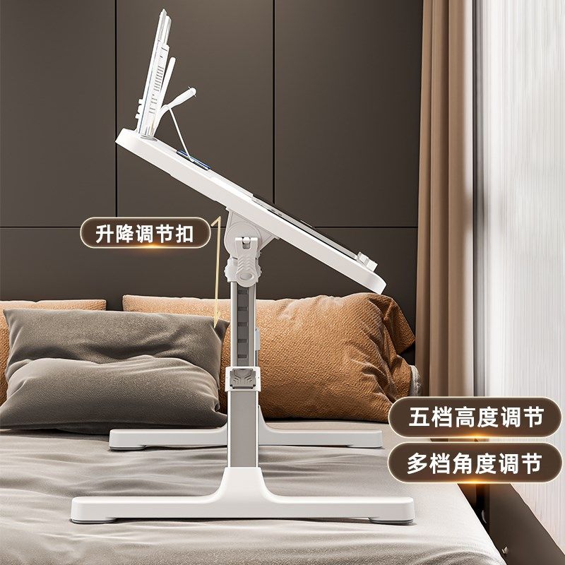 可折叠升降式床上小桌子宿舍家用学习桌笔记本电脑桌懒人飘窗桌