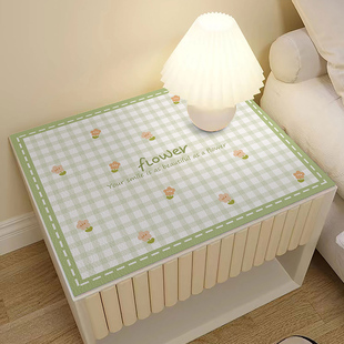 床头柜盖布环保柔软皮革桌垫桌布冰箱防尘保护套罩洗衣机防水盖巾