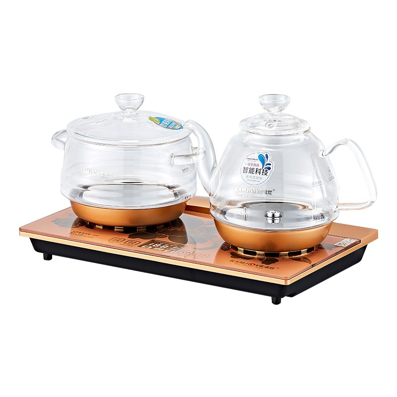 金灶H9底部全自动上水电热水壶茶具智能快煮壶家用玻璃保温烧水壶