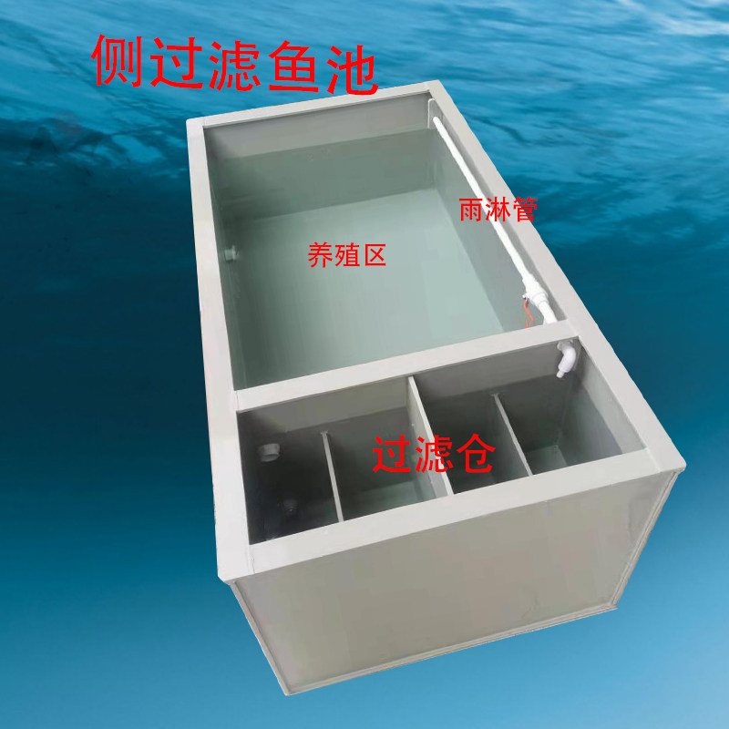 新型PP食用级塑料板大型水产海鲜箱带侧滤鱼缸室内庭院锦鲤暂养池,宠物/宠物食品及用品,桌面缸,淘宝优惠券,粉丝福利购,淘宝优惠卷