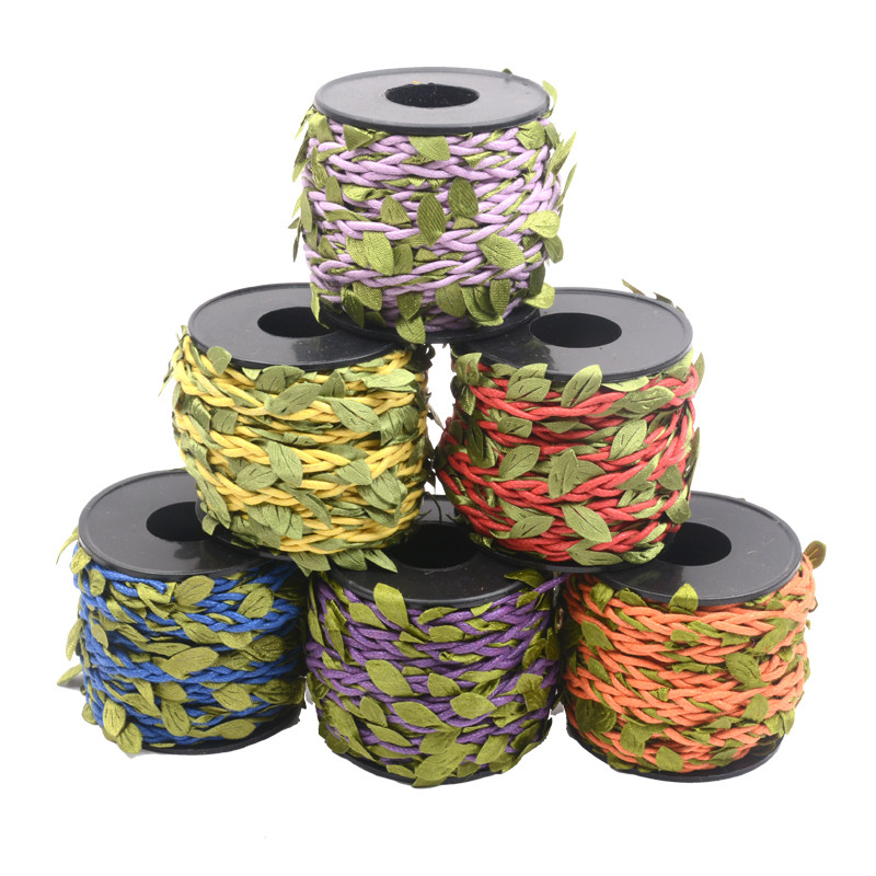 绿色森系藤条麻绳带叶子绳子幼儿园diy手工编织制作环创装饰树叶,居家布艺,绳子,淘宝优惠券,粉丝福利购,淘宝优惠卷