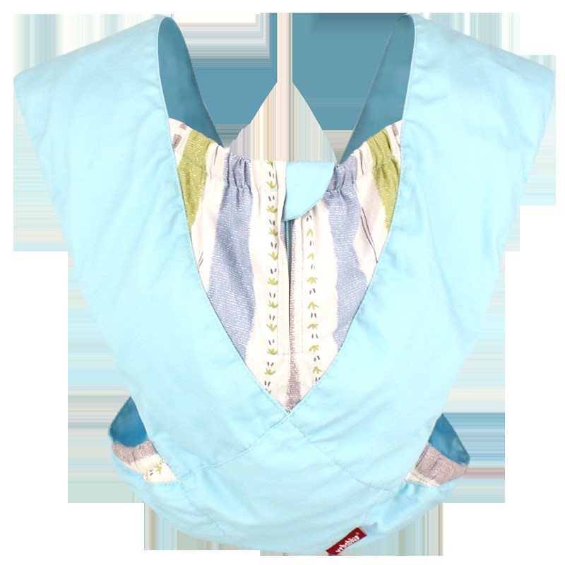 夏季透气日式简易便携婴儿背带宝宝背袋前抱后背式背娃神器背巾