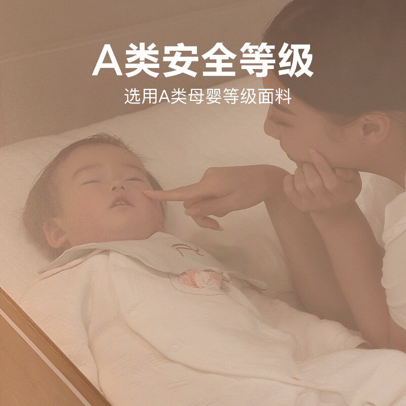 康亨新款蚊帐防摔儿童家用卧室三开门拉链式通用方帐加密加固加厚