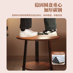 茶几小桌子客厅家用小户型沙发边几阳台小圆桌简约茶桌卧室置物架