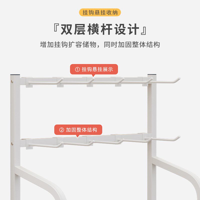 超市货架便利店展示架陈列架新款零食饮料置物架收银台前挂钩货架