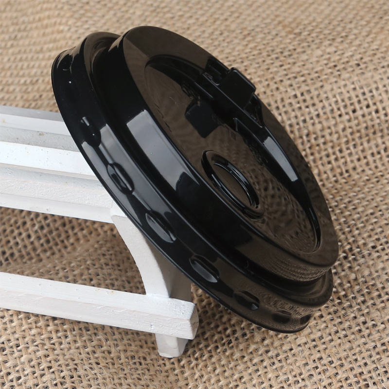 一次性加厚奶茶盖子防漏杯盖90口径球盖塑料杯咖啡热饮纸杯注塑盖