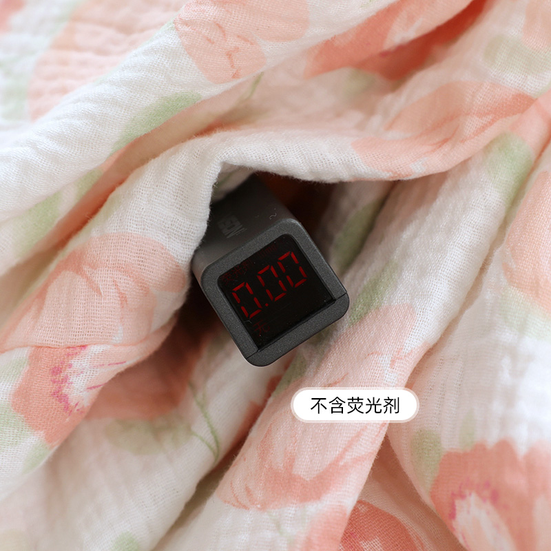 日系和服睡袍睡衣女春夏天纯棉纱布布料汗蒸服开衫短袖家居服裙子
