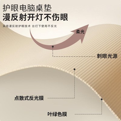 办公室鼠标垫子超大号电脑桌垫女生工位高颜值笔记本键盘办公桌布