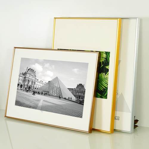 铝合金免拆式画框拼图框A框架装裱海报框相框挂墙A4裱框外框