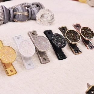 铝合金壁钩固定窗帘绳子绑带创意置物挂钩配件 窗帘墙钩挂钩欧式