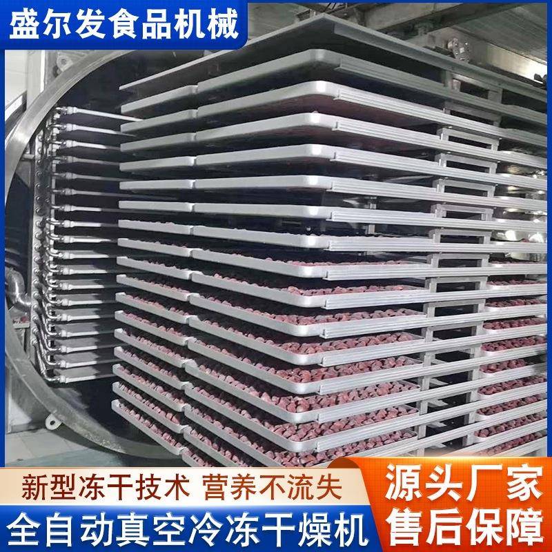 银耳羹真空冷冻茶叶咖啡真空冷冻干燥机不锈钢卧式真空冻干机