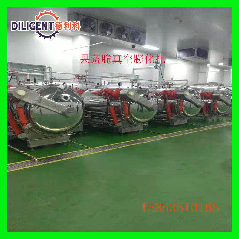 好果源苹果脆片变温压差膨化设备低温脱水闪蒸纯物理膨化