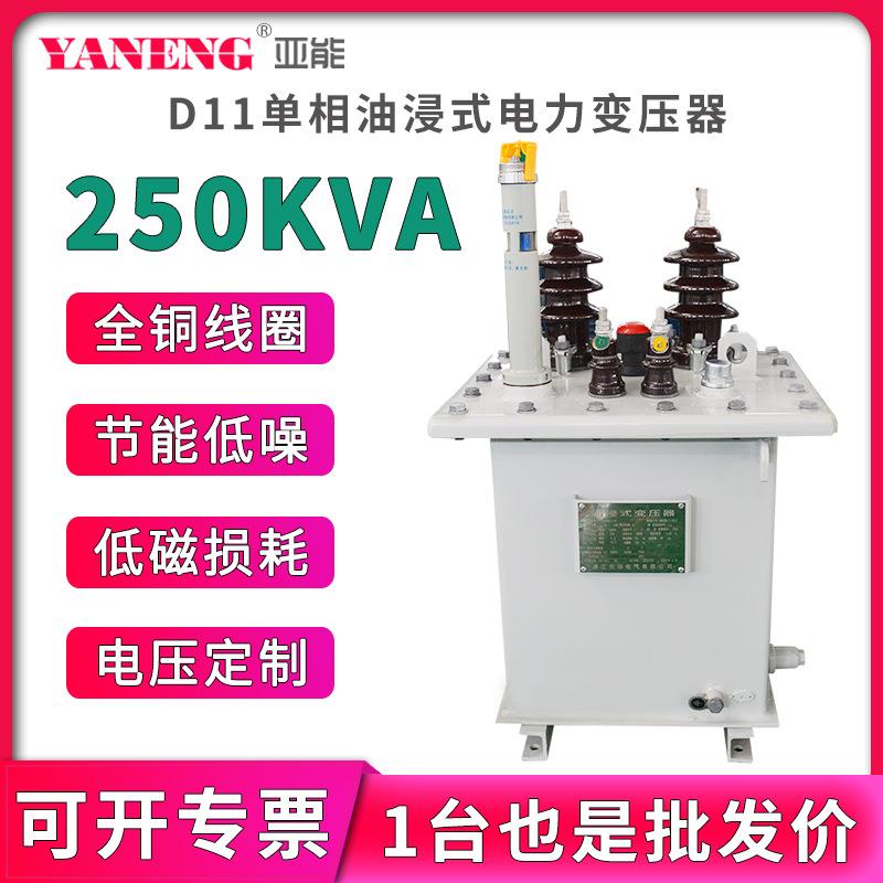 10kvD11单相油浸式电力变压器250/400杆上高低压配电变压器250kva