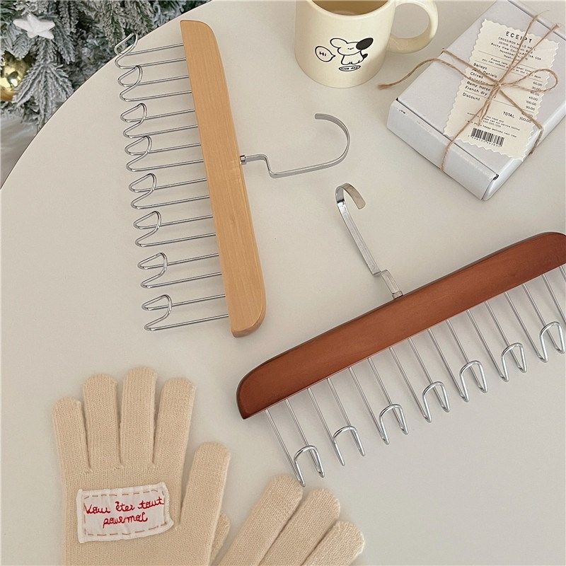 优选无味清欢 简约多功能木质衣架 家用内衣吊带收纳挂钩 帽子整,收纳整理,木质衣架,淘宝优惠券,粉丝福利购,淘宝优惠卷