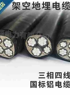 多芯电览线吕线电线20平方吕芯户新品外空三相四线电缆铝线多