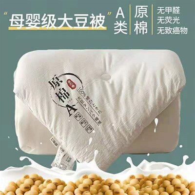A类大豆纤维被子冬被春秋被芯空调被加厚保暖学生宿舍棉被褥冬天8