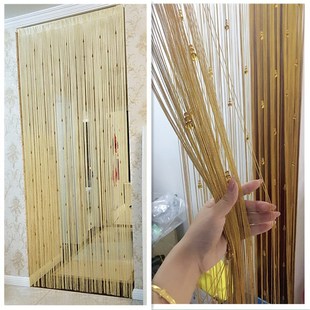 饰隔断挂帘子卧室屏风帘 葫芦门帘客厅隔断帘线帘珠帘水晶流苏帘装