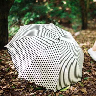 线用用端雨太手雨外黑生防阳晒适纹伞胶动伞两叠条女晴学折防紫高