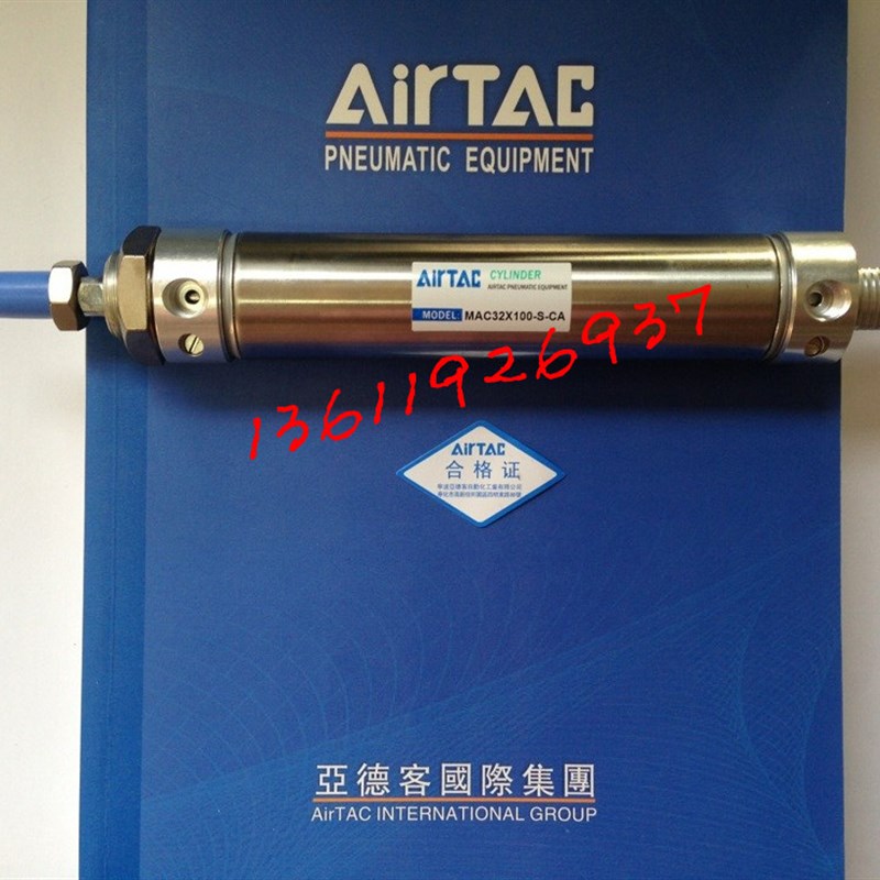 亚德客型 不锈钢迷你气缸 MA32*10-CA  耐高温
