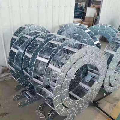 新品厂销定制304f钢型拖链铝材金属克坦链TL铝钢制拖链线槽品品