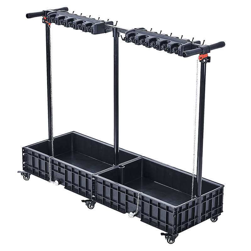 车间可移动拖把挂架放扫把墩布置物架子落地式清洁工具收纳整理