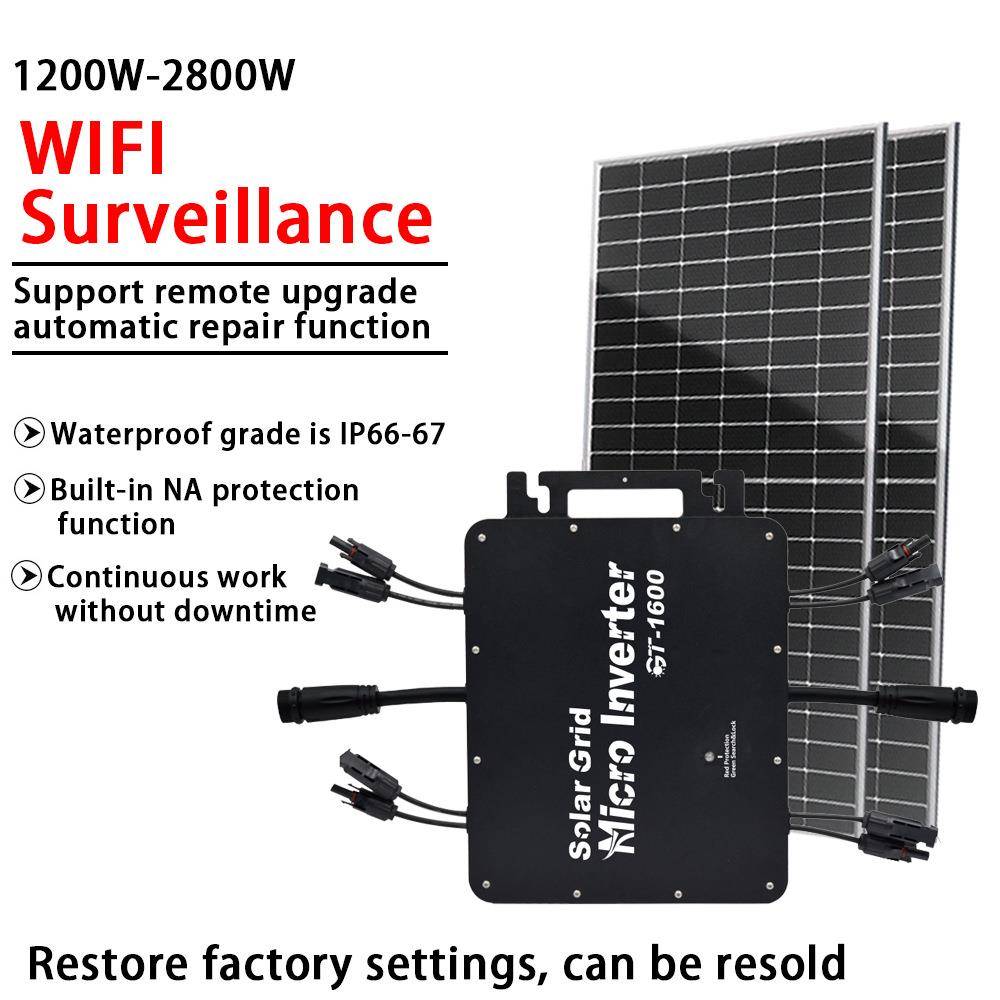 2000W110V/220V单相光伏发电并网微型逆变器