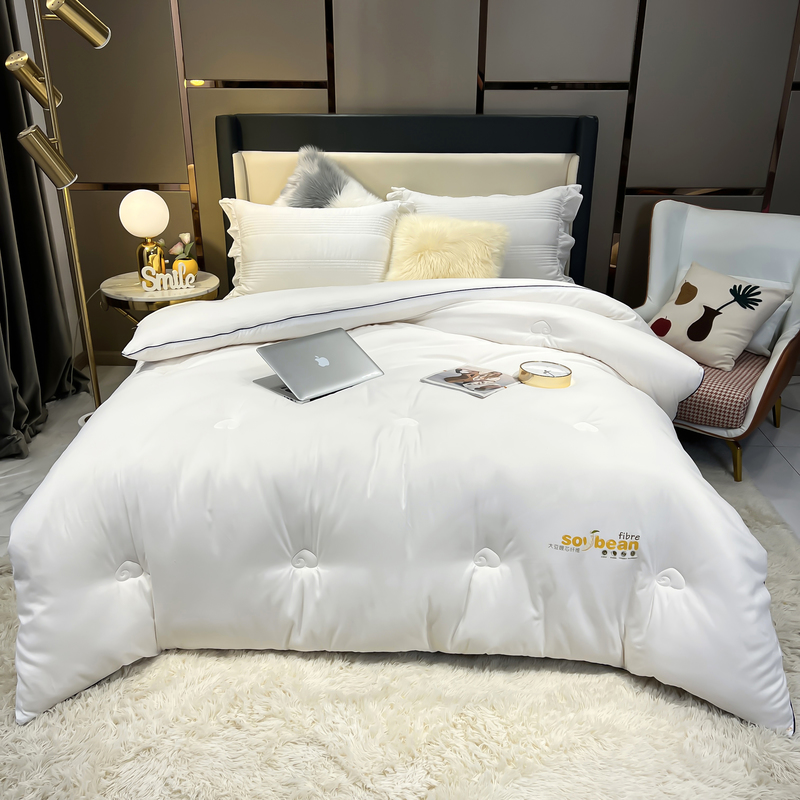 大豆纤维被子冬被春秋被芯单人双人加厚棉被褥宿舍空调薄被四季被