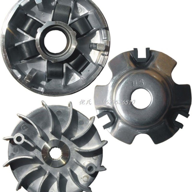 豪迈125/GY6-125/光阳125/踏板车/助力车/中沙/驱动盘/前皮带轮