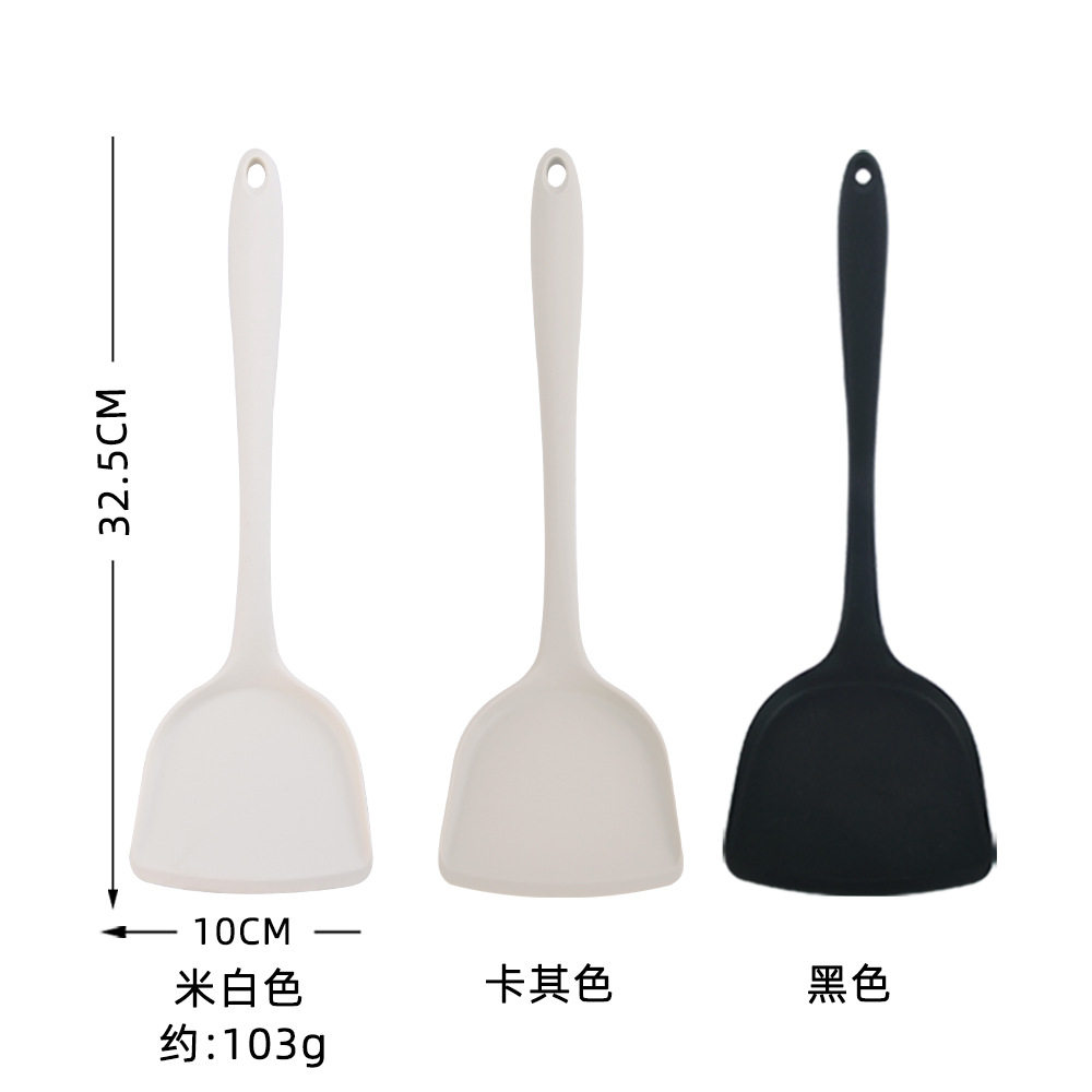 硅胶厨具厨房10件套锅铲汤勺厨房多功能烹饪硅胶铲套装