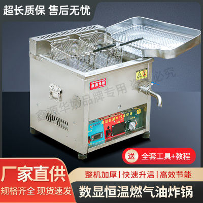 鑫源华娇全自动恒温燃气油炸锅